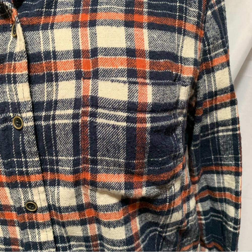 JACHS MFG CO. Flannel Plaid Shirt Long Sleeve Size Large - Picture 6 of 12